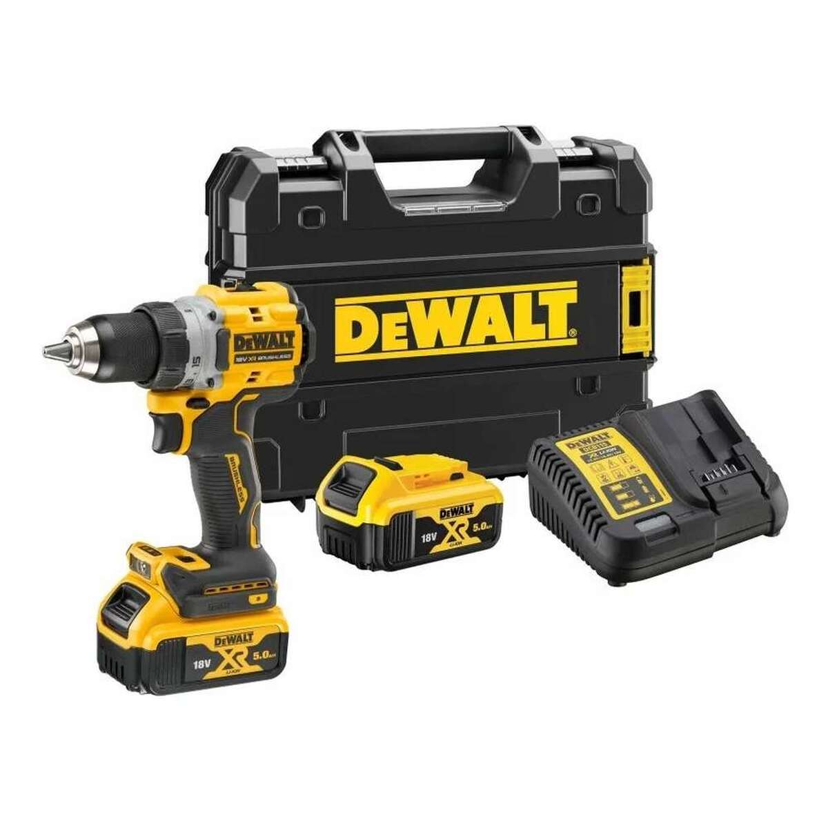 Аккумуляторная дрель-шуруповерт DeWalt DCD800P2T-GB — Фото 1